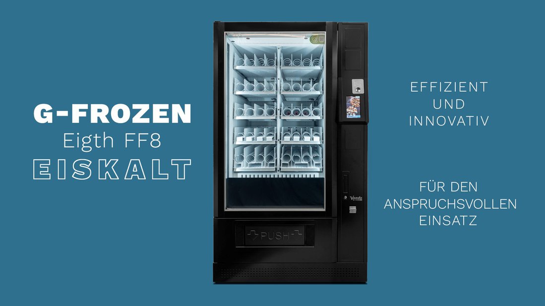 G-Frozen FF8 – Der Tiefkühlautomat für höchste Ansprüche